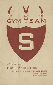 25th Annual Springfield College Gymnastics Homeshow program (February 22, 1930)