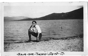 A Photograph of Dorris Bullard in Twin Lakes, Colorado