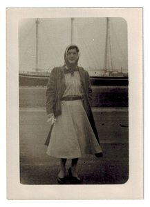 Alison Laing at a Harbor