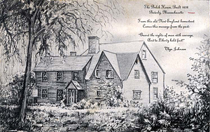 The Balch House, built 1638, Beverly, Massachusetts