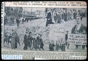 Saugus High School students on strike, 1910-5