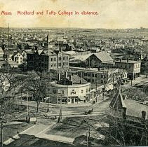 Arlington, Mass. Medford and Tufts College in distance