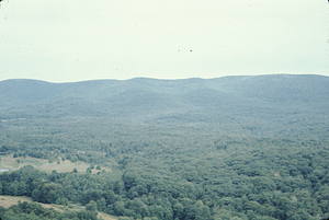 Aerial oblique view west toward the Taconics along Cruise Lines 08 and 09 on 2 Sept 1971.