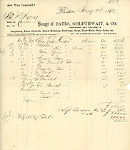 Receipts for Dressmaking, Carpet, and Shades