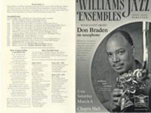 Williams Jazz Ensembles with Don Braden