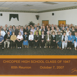 Class of 1947 - Chicopee High School - 60th Reunion