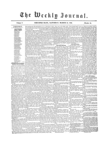 Chicopee Weekly Journal, March 15, 1856