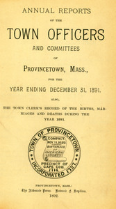 Annual Town Report - 1891