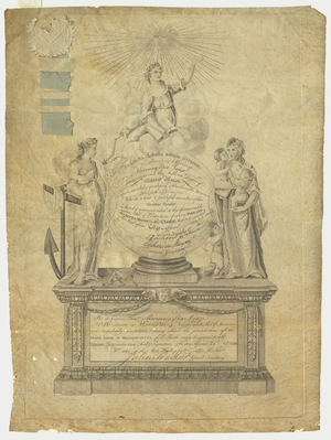 Master Mason certificate issued by Morning Star Lodge to Joseph Sprague, 1812 April 21