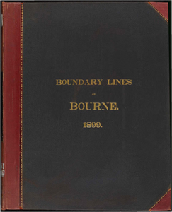 Atlas of the boundaries of the town of Bourne, Barnstable County