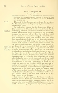 1794 Chap. 0038 An Act In Addition To An Act Intitled "An Act ...