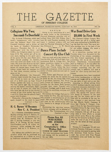 The gazette of Amherst College, 1944 January 28