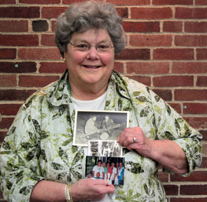 Helen Hogan at the Sharon Mass. Memories Road Show