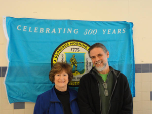 Jane Watts and Grant Kahn at the Lexington Mass. Memories Road Show