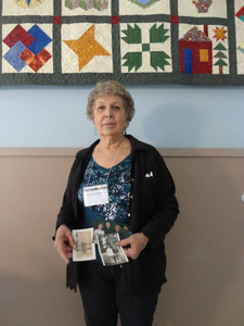 Dolores Cummings at the Stoughton Mass. Memories Road Show