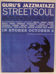 Guru's Jazzmatazz: Streetsoul' poster - Digital Commonwealth