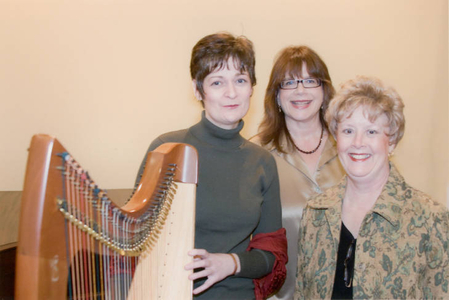 Celtic harp and the three friends