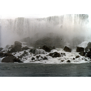 View of a waterfall at Niagara Falls