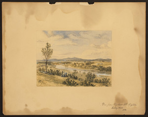 "View from Bigelow's Hill, Looking West."