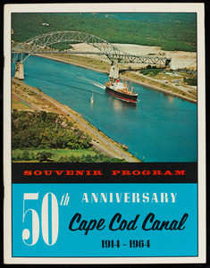 Cape Cod Canal 50th Anniversary souvenir program (2 copies)