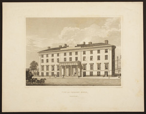 View of Tremont House, Boston