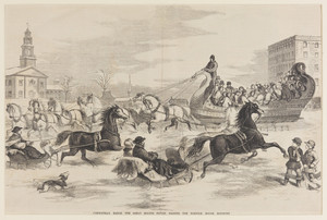 Cleopatra's Barge, the Great Boston Sleigh, Passing the Norfolk House, Roxbury