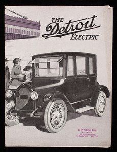 Detroit Electric, Detroit Electric Car Company, Detroit, Michigan