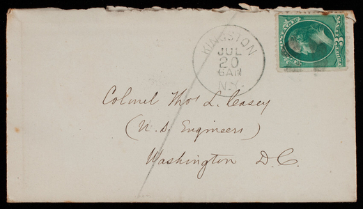 [William] R. Hutton to Thomas Lincoln Casey, July 19, 1882