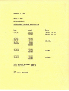 Memorandum from Chris Hatala to David A. Rees