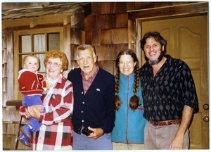 Sandi and Mark Sommer with Sandi's parents, Elmer and Jane (holding Maya Sommer)