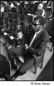 Audience at the Martin Luther King memorial service