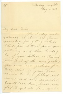 Letter from Letitia Crane to Frank F. Newth