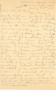 Letter from Josephine C. Bailey to W. E. B. Du Bois