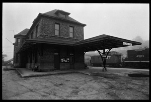 Island Pond railroad station, on way to Earth People's Park