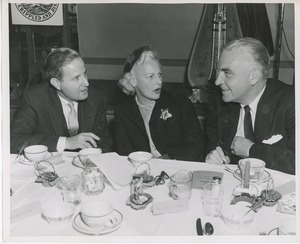 Staff at Thanksgiving dinner