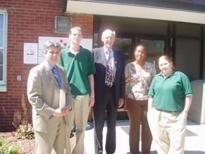 Congressman John W. Olver visiting Westover Job Corps