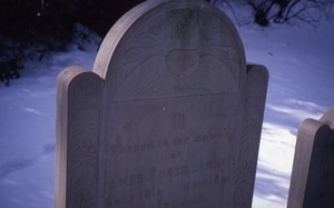 Mount Auburn Cemetery (Cambridge, Mass.) gravestone: Lowell, James Russell (d. 1891)