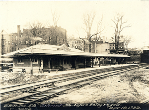 Milton Station before being razed