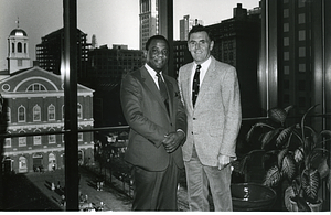 Mayor Raymond L. Flynn with Mayor Woodrow Wilson Goode of Philadelphia