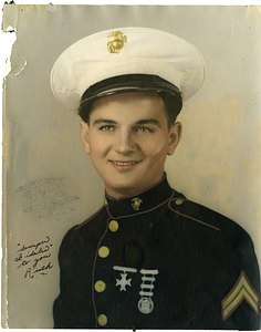 Charles R. Santos in military uniform
