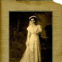 Mrs. McKinley in Wedding Dress