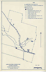 Lawrence Hopkins Memorial Experimental Forest without Species Area Site Locations
