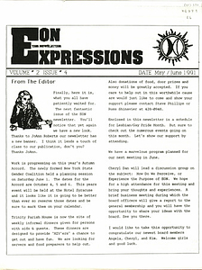 Expressions: The EON Newsletter Vol. 2 Issue 4 (May/June 1991)