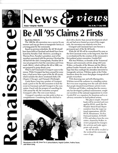 Renaissance News & Views, Vol. 9 No. 7 (July 1995)