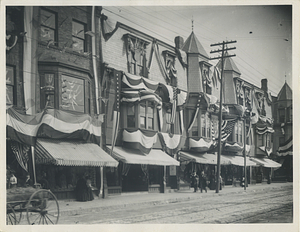 Eastman's Block Looking South: Melrose, Mass.