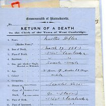 Certificate, Death