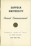 1957 Suffolk University commencement program (all schools)