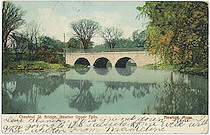 Chestnut Street Bridge, Newton Upper Falls, Newton Mass.