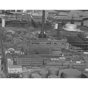 South Boston, Boston Edison, center, Walworth Company, foreground, area structures, Boston, MA