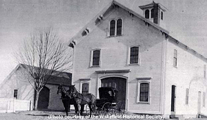 Carriage house at the Beebe Farm, Main Street, circa 1890